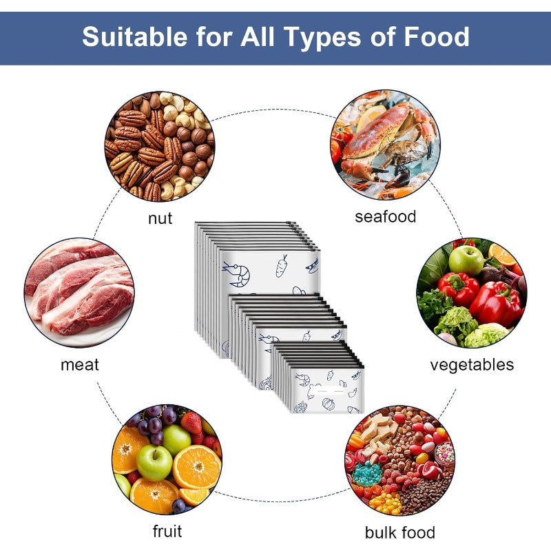 Reusable Aluminum Foil Food Storage Bags – Keep Food Fresh Longer