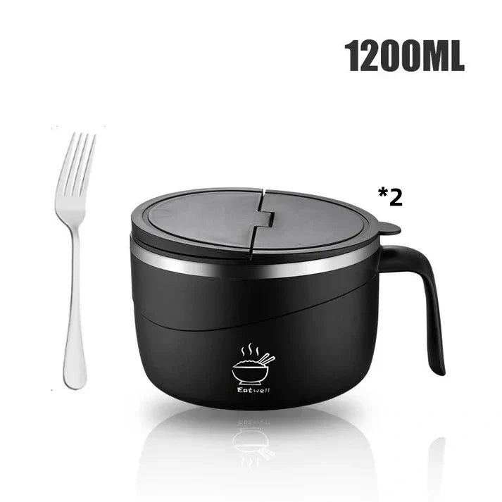 ⏳LAST DAY SALE 50% OFF💕304 Stainless Steel Multi-Purpose Anti-Scald Large-Capacity Instant Noodle Bowl