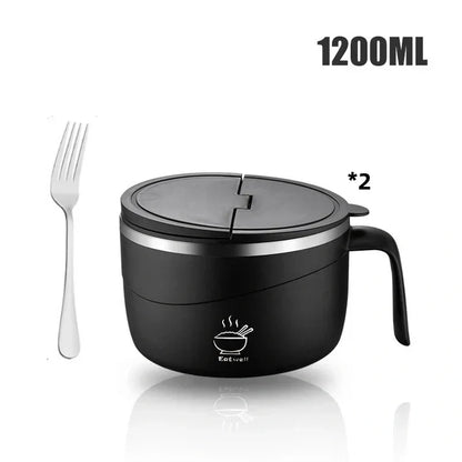 ⏳LAST DAY SALE 50% OFF💕304 Stainless Steel Multi-Purpose Anti-Scald Large-Capacity Instant Noodle Bowl