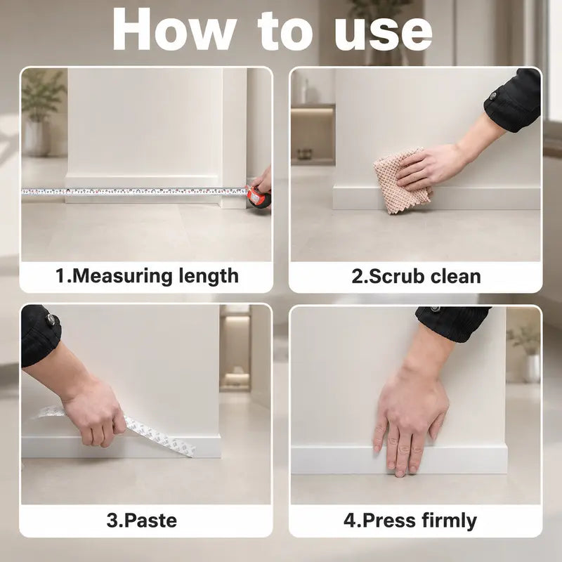 Self-Adhesive Door & Window Weather Stripping Seal – Draft Stopper