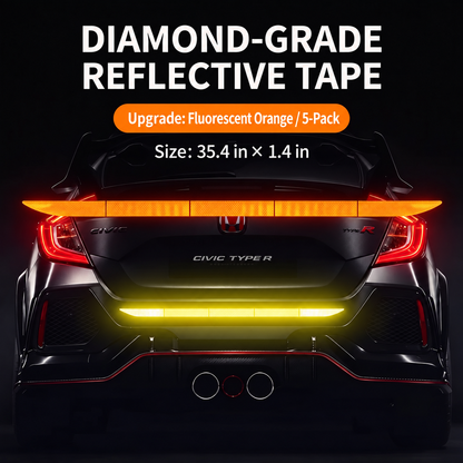 🔥Limited-time 50% off-Reflective Car Sticker Strips for Trunk & Rear Bumper