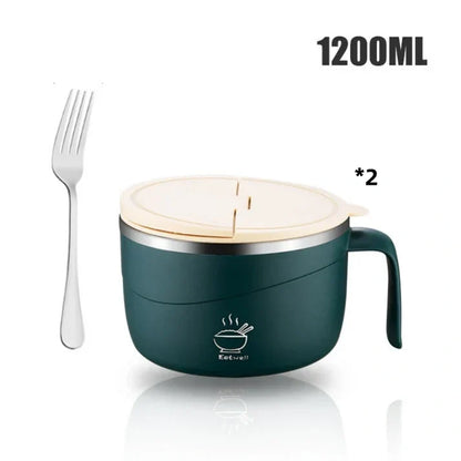 ⏳LAST DAY SALE 50% OFF💕304 Stainless Steel Multi-Purpose Anti-Scald Large-Capacity Instant Noodle Bowl