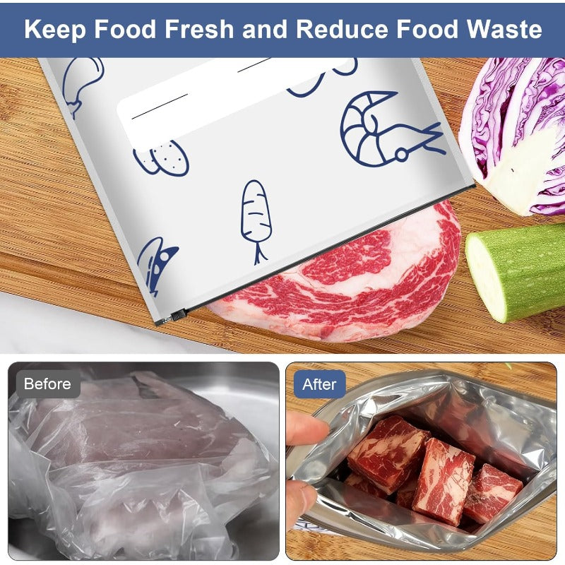 Reusable Aluminum Foil Food Storage Bags – Keep Food Fresh Longer