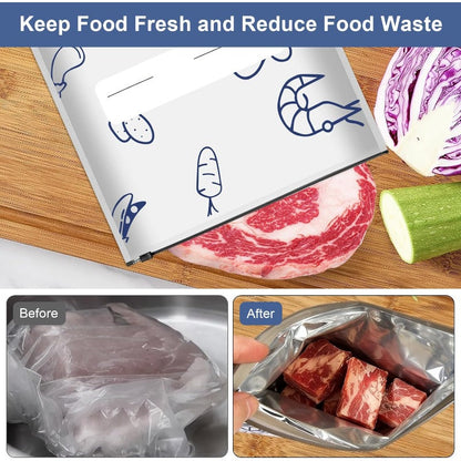 Reusable Aluminum Foil Food Storage Bags – Keep Food Fresh Longer