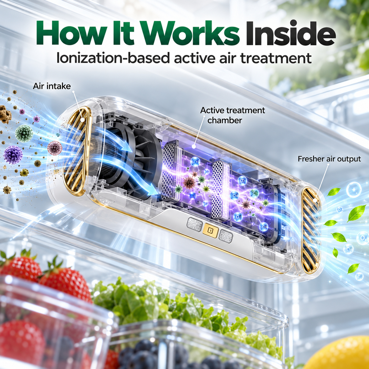 Refrigerator Freshness Purifier