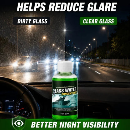 💥50% OFF! Automotive Glass Water Concentrate – Just Dilute & Pour! Streak-Free Visibility, Fights Bugs & Road Grime! 🚗✨
