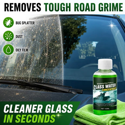 💥50% OFF! Automotive Glass Water Concentrate – Just Dilute & Pour! Streak-Free Visibility, Fights Bugs & Road Grime! 🚗✨