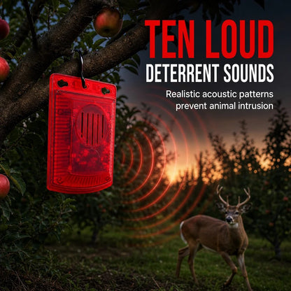 Solar Powered Outdoor Warning Alarm