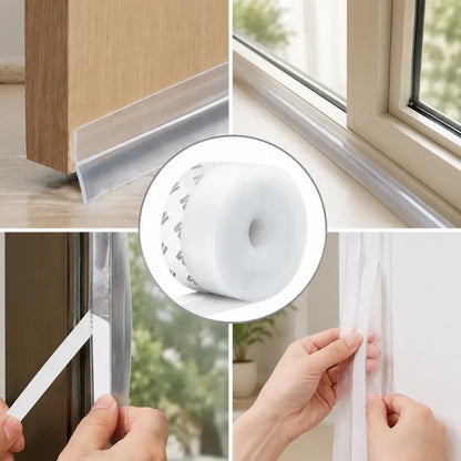 Self-Adhesive Door & Window Weather Stripping Seal – Draft Stopper