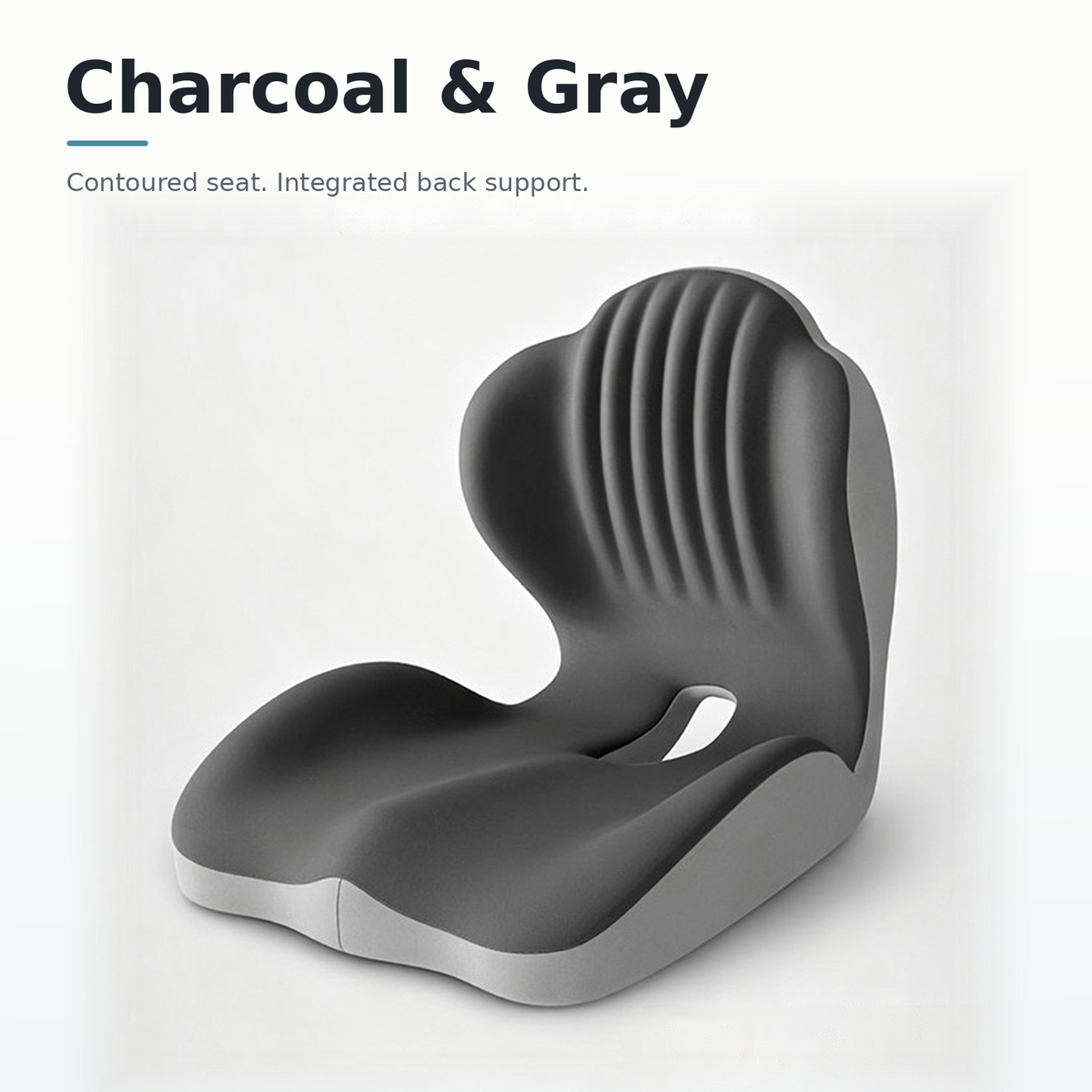 ✨Ergonomic Memory Foam Seat Cushion With Integrated Back & Lumbar Support