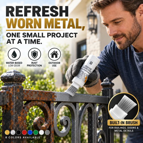 🖌️🏠Water-Based Metal Touch-Up Paint With Built-In Brush