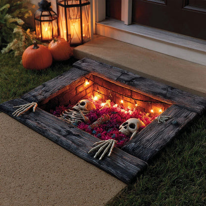 🚪 Step Into the Void: Halloween 3D Illusion Mat