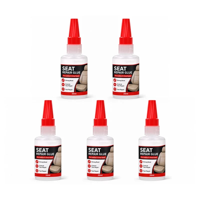 🚗50% OFF NOW! Quick Dry Car Seat Leather Repair Glue‑ Precision Nozzle Vinyl & Leather Adhesive, Permanent Bond Repair Glue for Car Seats, Sofas & Leather Furnitures
