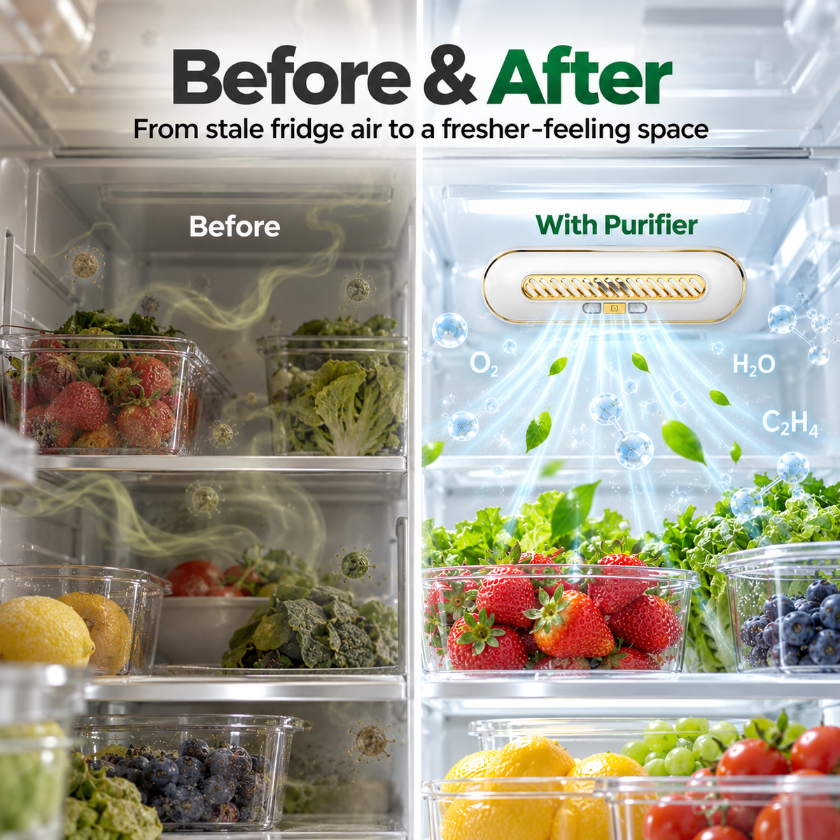 Refrigerator Freshness Purifier