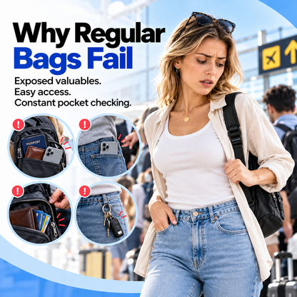 🛡️ Travel Sling Bag – Discreet Secure Sling Pack Keeps Valuables Safe
