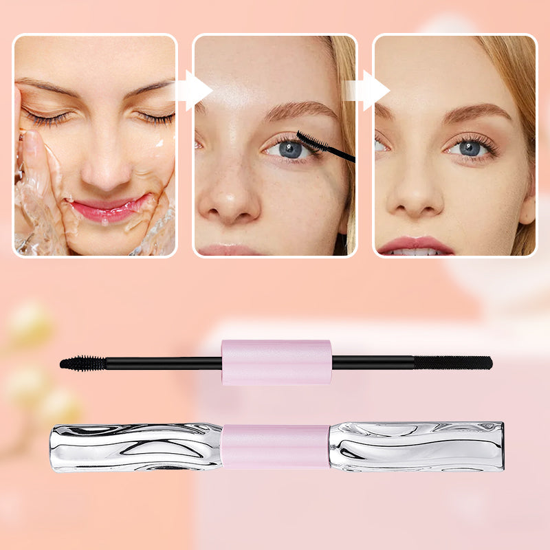 ⏰ 2-in -1 Long-Lasting Volumizing and Curling Mascara