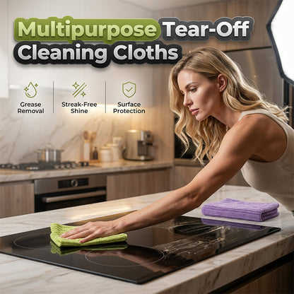 💥LAST DAY SALE 50% OFF🏆Multipurpose Reusable Tear-Off Cleaning Cloth Roll