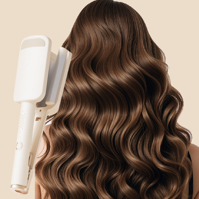 🔥 HOT SALE 50% OFF! ✨ 32MM Wavy Hair Curler – Big Bouncy Curls, 4 Adjustable Heat Settings & Negative Ion Care – Salon-Quality Styling at Home 💇‍♀️