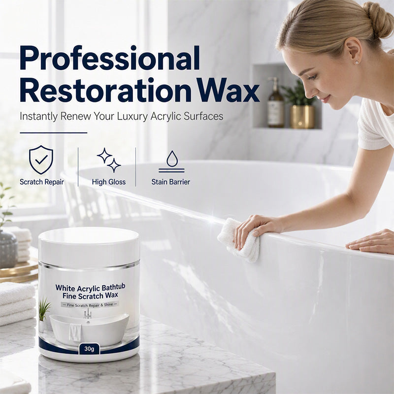💥White Acrylic Bathtub Fine Scratch Repair Wax