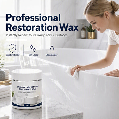 💥White Acrylic Bathtub Fine Scratch Repair Wax