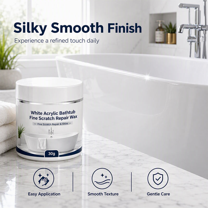 💥White Acrylic Bathtub Fine Scratch Repair Wax
