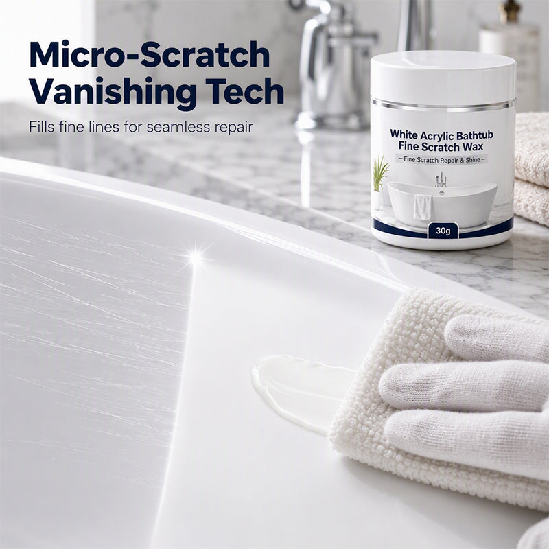 💥White Acrylic Bathtub Fine Scratch Repair Wax