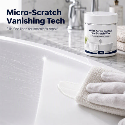 💥White Acrylic Bathtub Fine Scratch Repair Wax