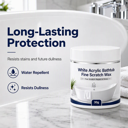 💥White Acrylic Bathtub Fine Scratch Repair Wax