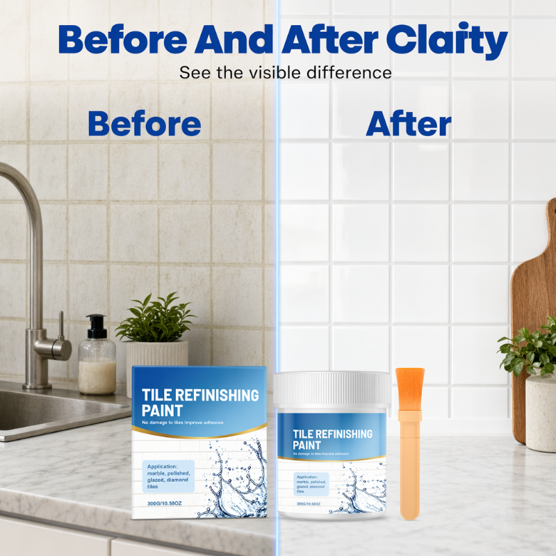 💥White Tile Refinishing Paint with Brush