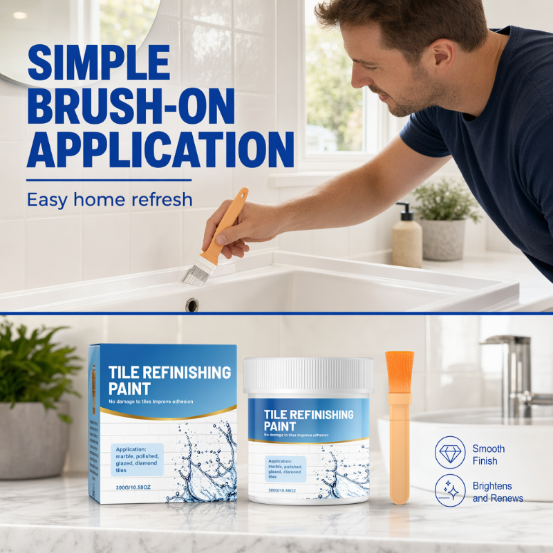 💥White Tile Refinishing Paint with Brush