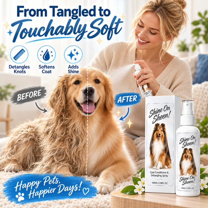 💥🐾 Pet Coat Detangling and Conditioning Spray