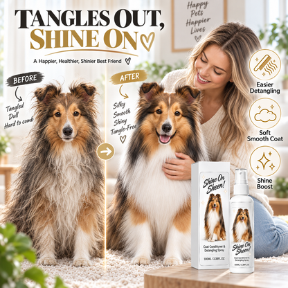 💥🐾 Pet Coat Detangling and Conditioning Spray