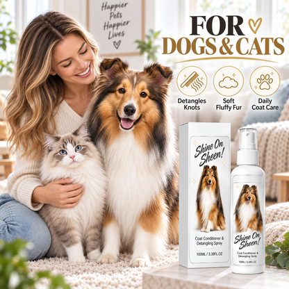 💥🐾 Pet Coat Detangling and Conditioning Spray