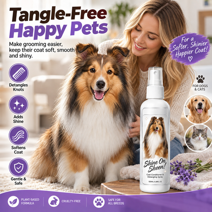 💥🐾 Pet Coat Detangling and Conditioning Spray