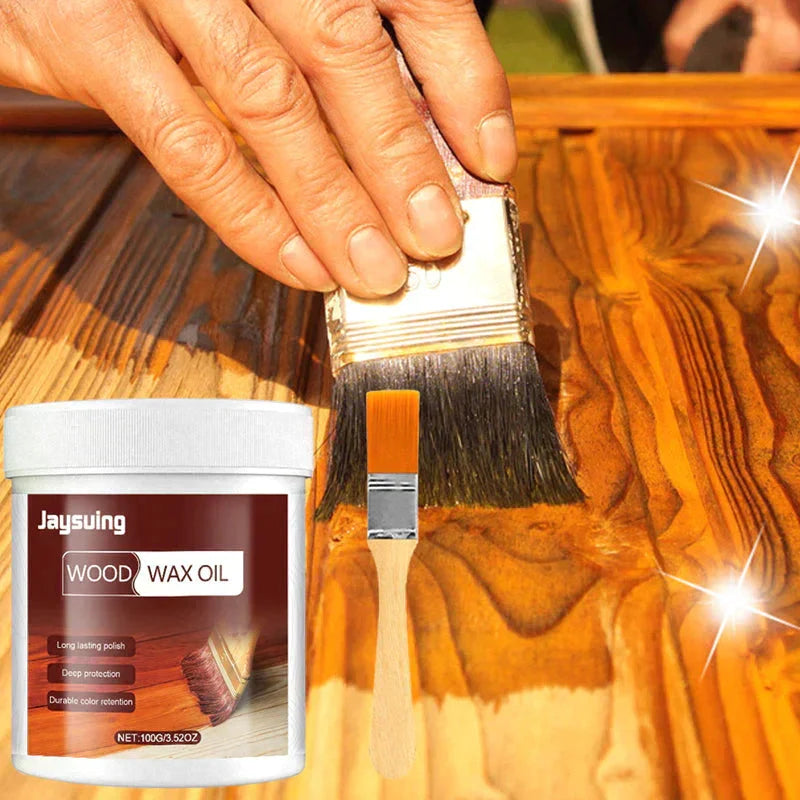 🔥 Wood Cleaner & Polish 3.5 Oz- Comes with Premium Brush