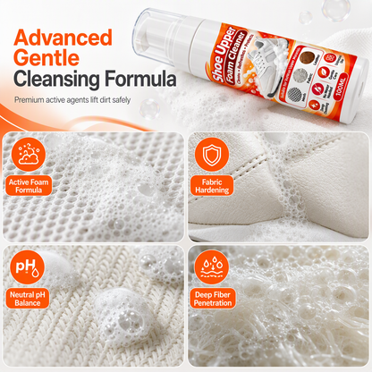 👟 Rinse-Free Shoe Foam Cleaner