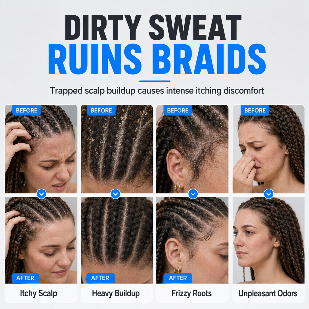 Waterless Cleansing Mousse for Dreadlocks and Braids
