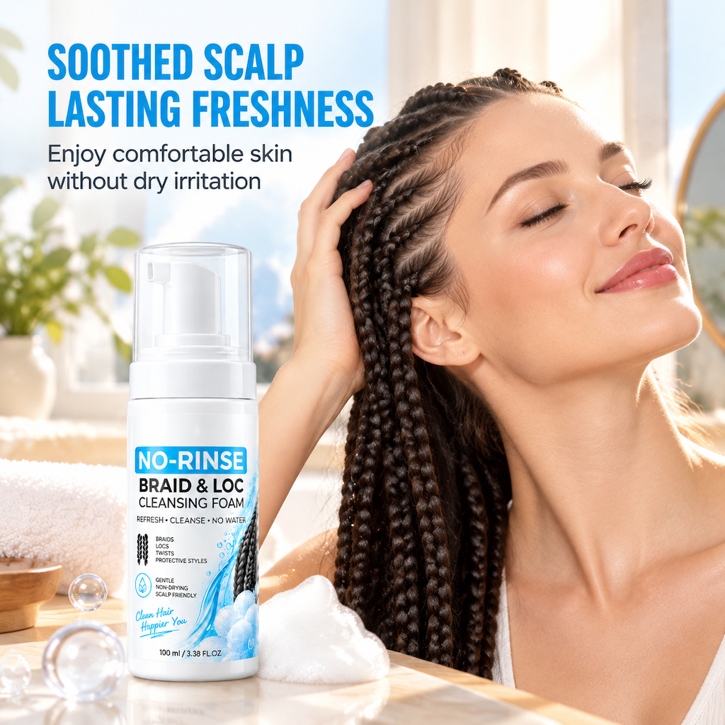 Waterless Cleansing Mousse for Dreadlocks and Braids