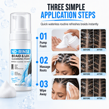 Waterless Cleansing Mousse for Dreadlocks and Braids