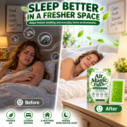 🌿Mugwort Mite Repellent Patches ✨Long‑Lasting Home Mite Deterrent Patch, Natural Herbal Mite Control for Closet Bed Sofa, 6 Patches Per Pack