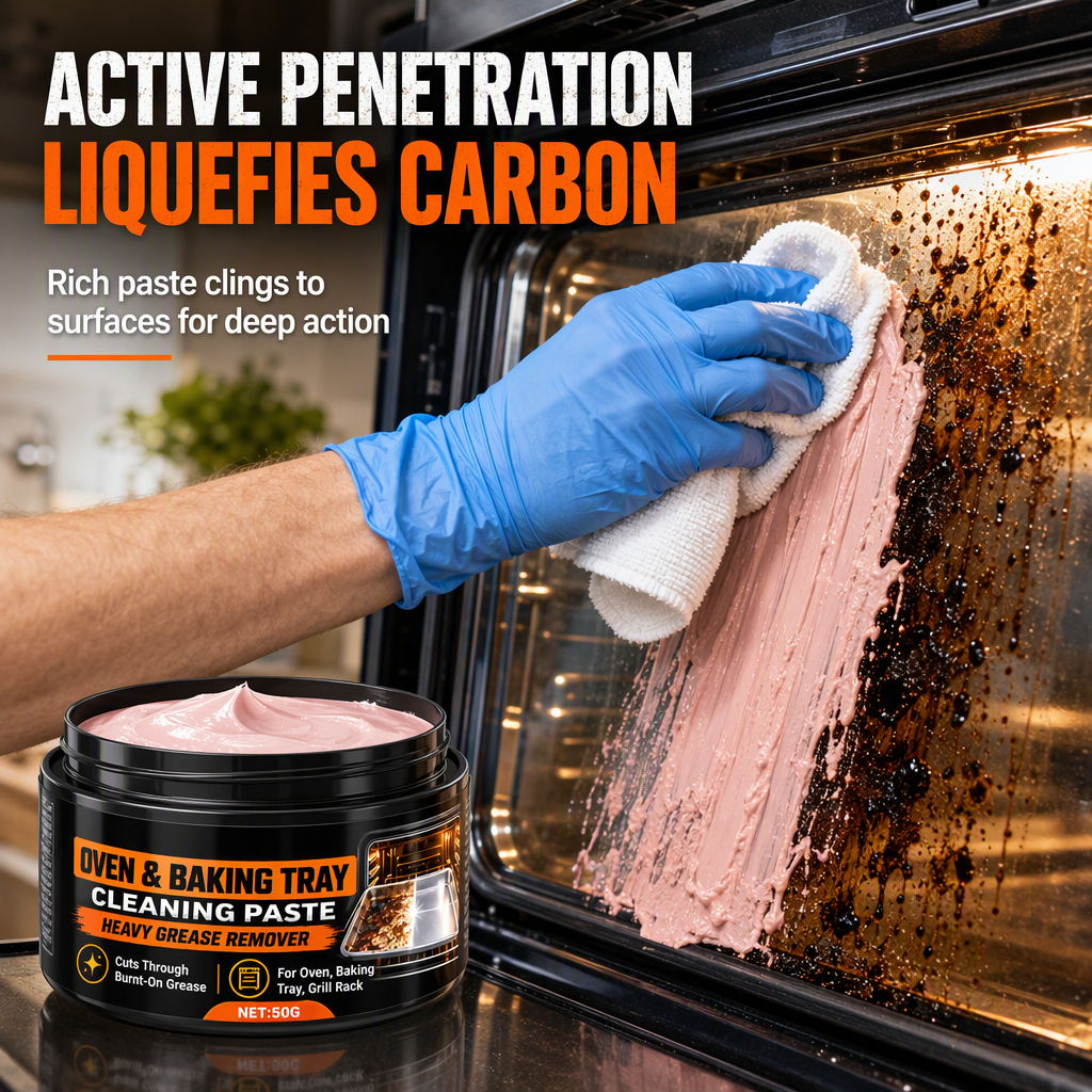 💥Erase Burnt Grease Instantly! Heavy-Duty Cleaning Paste