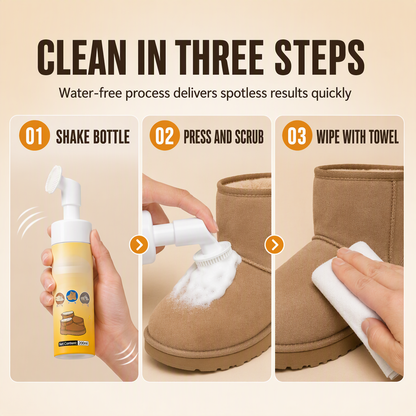 💥Suede and Nubuck Dry Cleaner and Oil Stain Remover for Shoes and Snow Boots