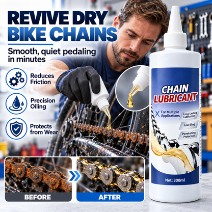 💥Multi-Purpose Chain Lubricant with Precision Pointed Nozzle