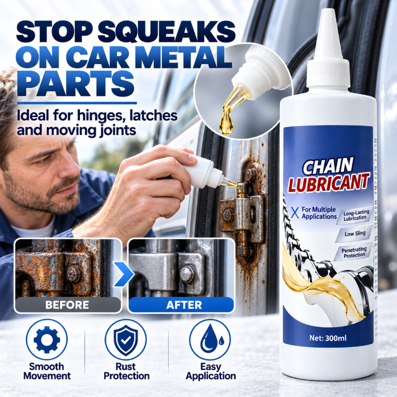 💥Multi-Purpose Chain Lubricant with Precision Pointed Nozzle
