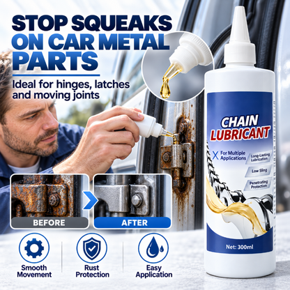 💥Multi-Purpose Chain Lubricant with Precision Pointed Nozzle