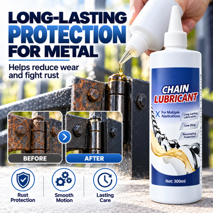 💥Multi-Purpose Chain Lubricant with Precision Pointed Nozzle