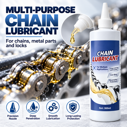 💥Multi-Purpose Chain Lubricant with Precision Pointed Nozzle