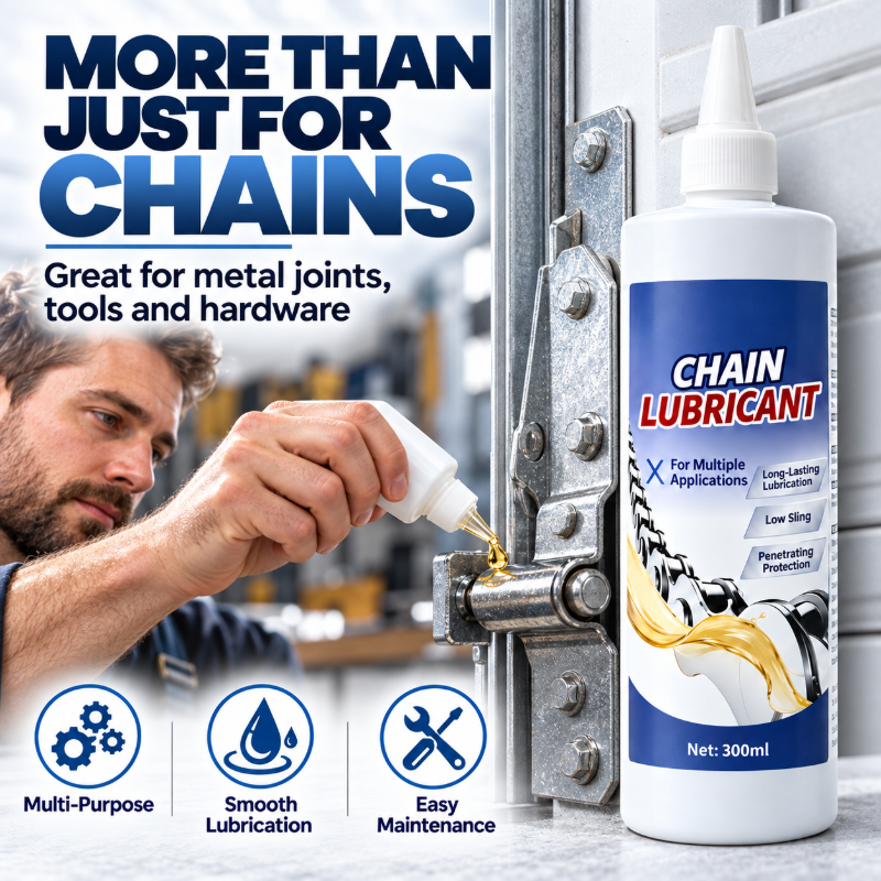 💥Multi-Purpose Chain Lubricant with Precision Pointed Nozzle