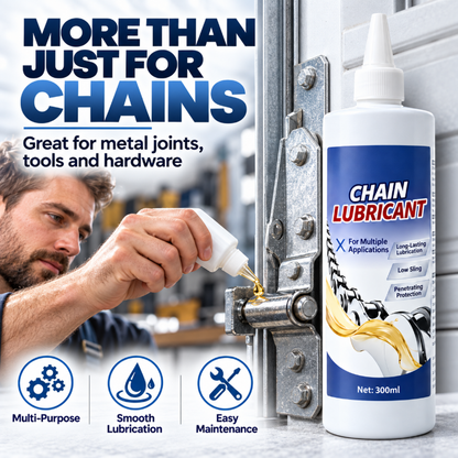 💥Multi-Purpose Chain Lubricant with Precision Pointed Nozzle