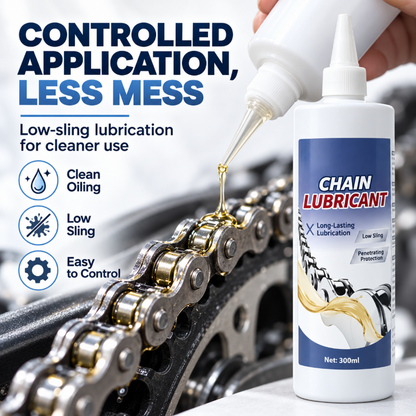 💥Multi-Purpose Chain Lubricant with Precision Pointed Nozzle